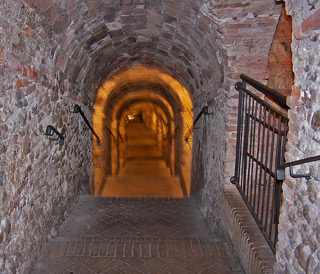 Cave beneath La Sangiovesa in Santarcangelo