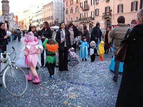 Piazza Navona at Carnevale