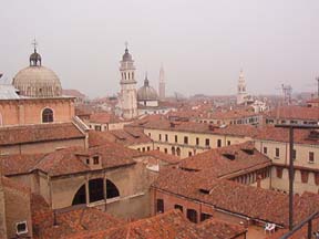 Londra Palace roof deck view of Venice