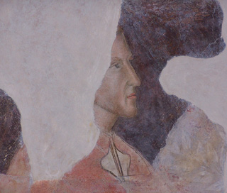 The earliest confirmed portrait of Dante Alighieri at Alle Murate, Firenze, Italy.