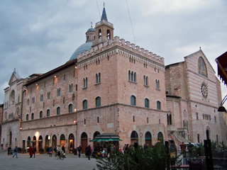 Piazza della Republica, Foligno, Italy.